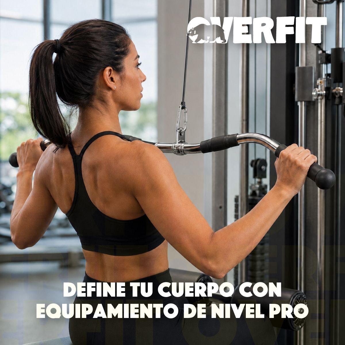 Barra Traccion Triceps Ergonomico Pro Overfit Gym Polea-9