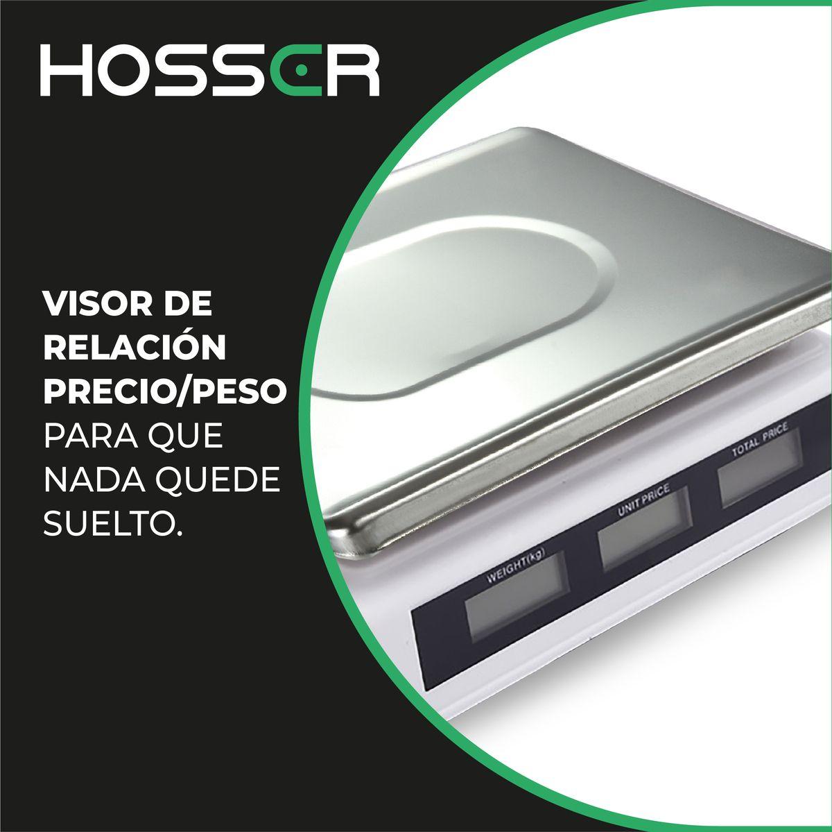 Balanza Digital Kasser Pesa 40 kilos Comercial Recargable-5