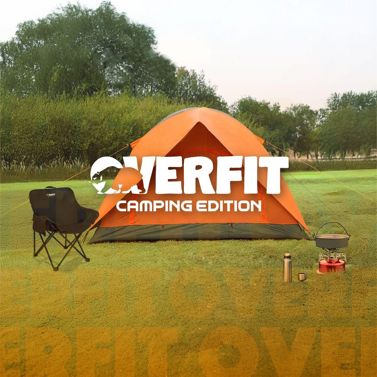 Carpa de Camping Iglú Overfit 4 Personas Impermeable-8