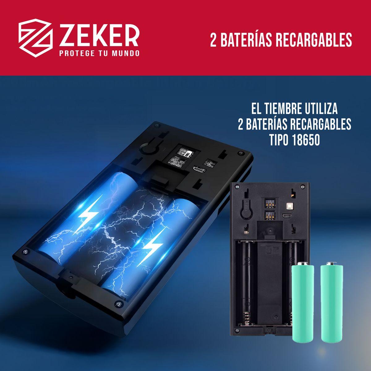Timbre Inalambrico De Seguridad Inteligente Zeker-5