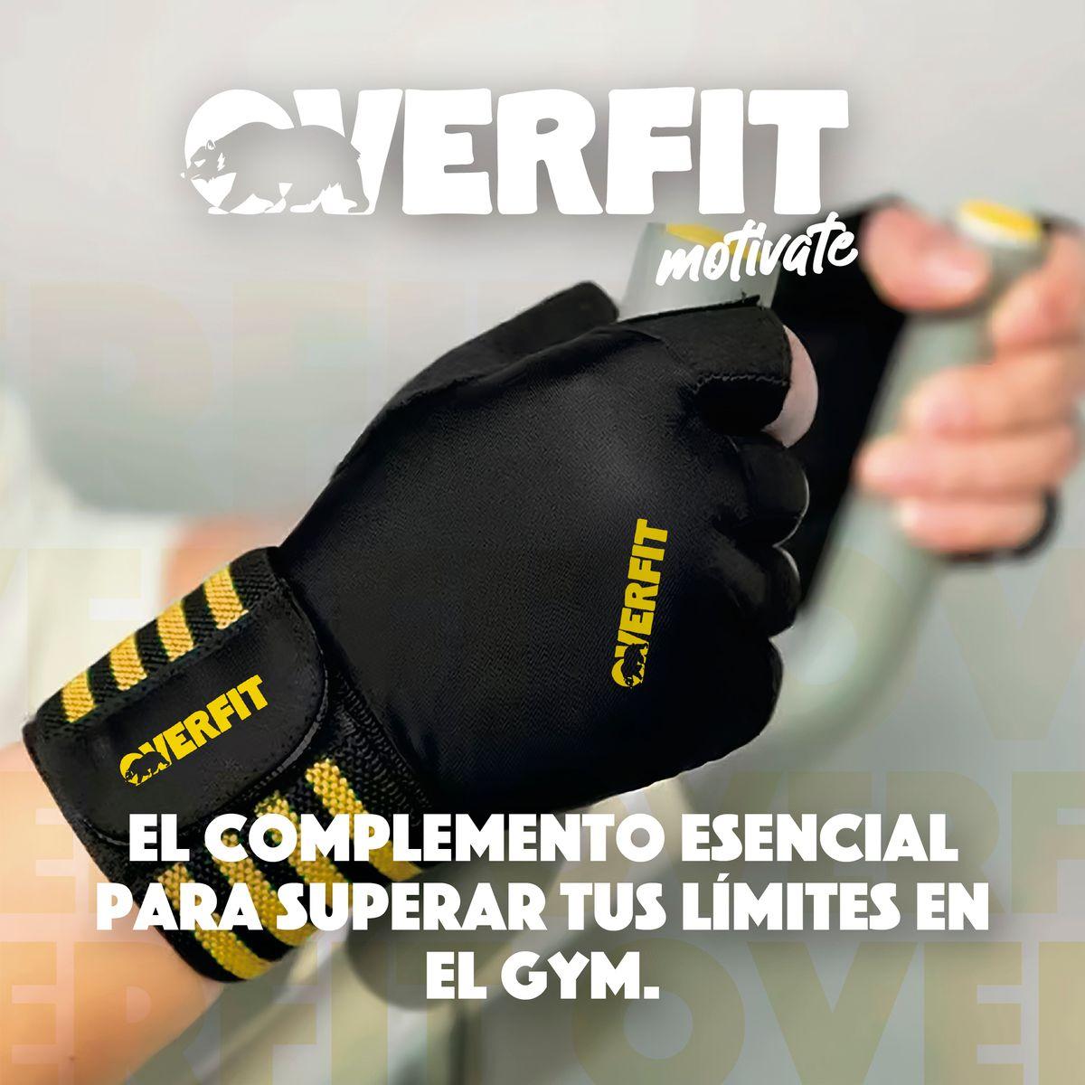 Guantes Gym Deportivos Overfit Talla L Entrenamiento Levantamiento Fitness Pesas-7