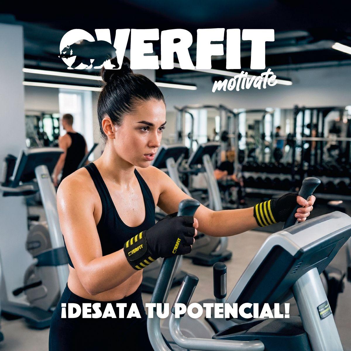 Guantes Gym Deportivos Overfit Talla L Entrenamiento Levantamiento Fitness Pesas-8