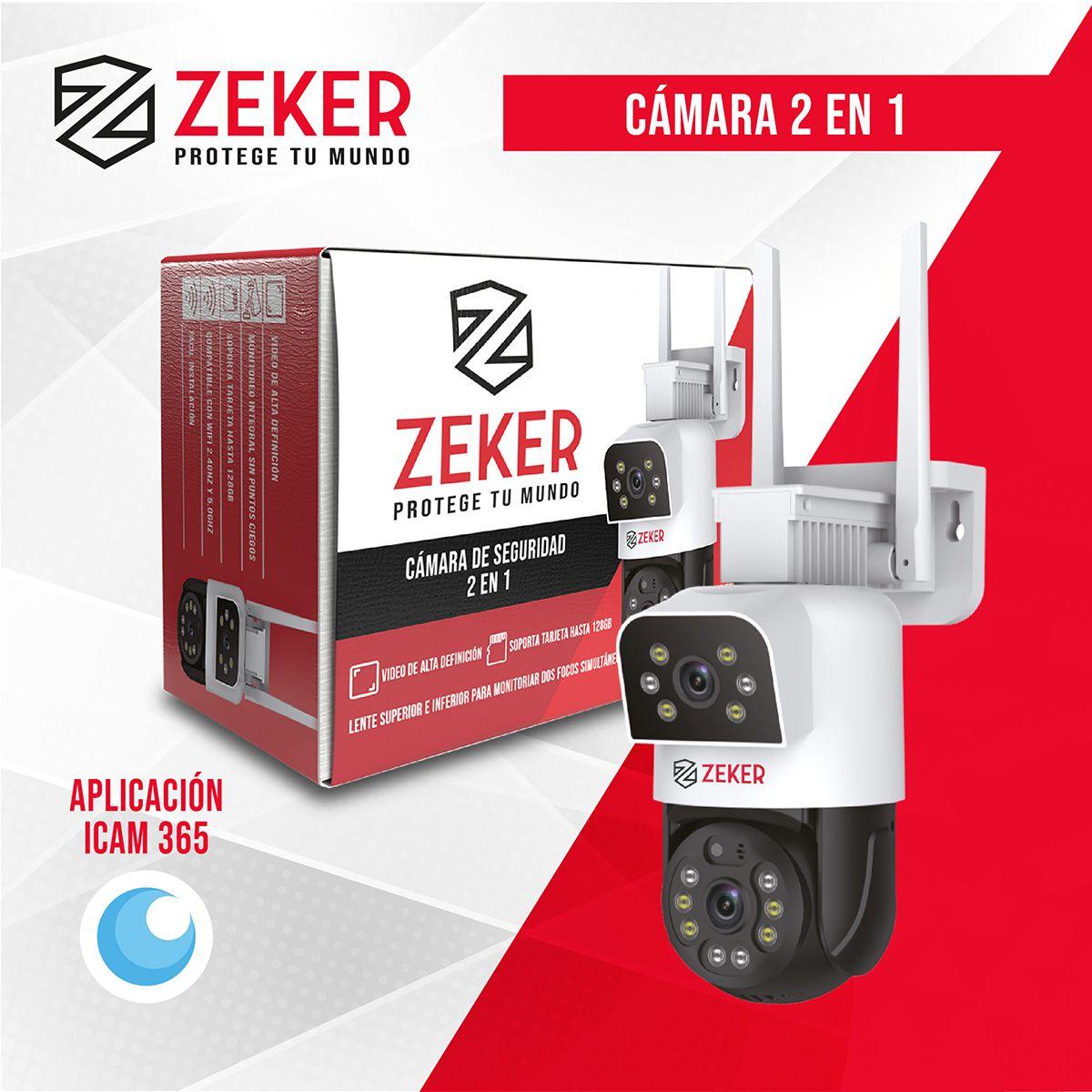 Cámara De Seguridad 5G Zeker Doble 4MP Exterior Impermeable-7