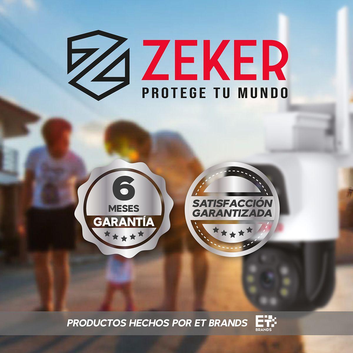 Cámara De Seguridad 5G Zeker Doble 4MP Exterior Impermeable-9