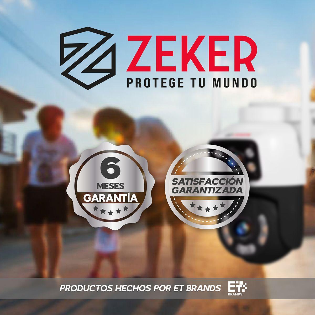 Camara De Seguridad 5G Zeker Doble 4MP Exterior Impermeable-9