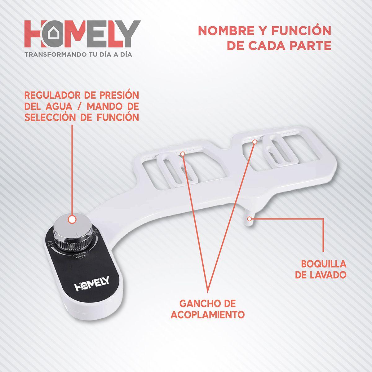 Bidet Ducha Árabe Turca Homely Para WC Inodoro Set Completo-5