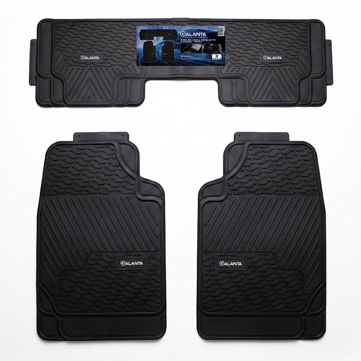 Piso de Goma Auto Suv 3 Alfombra Galanta Universal Ajustable-0
