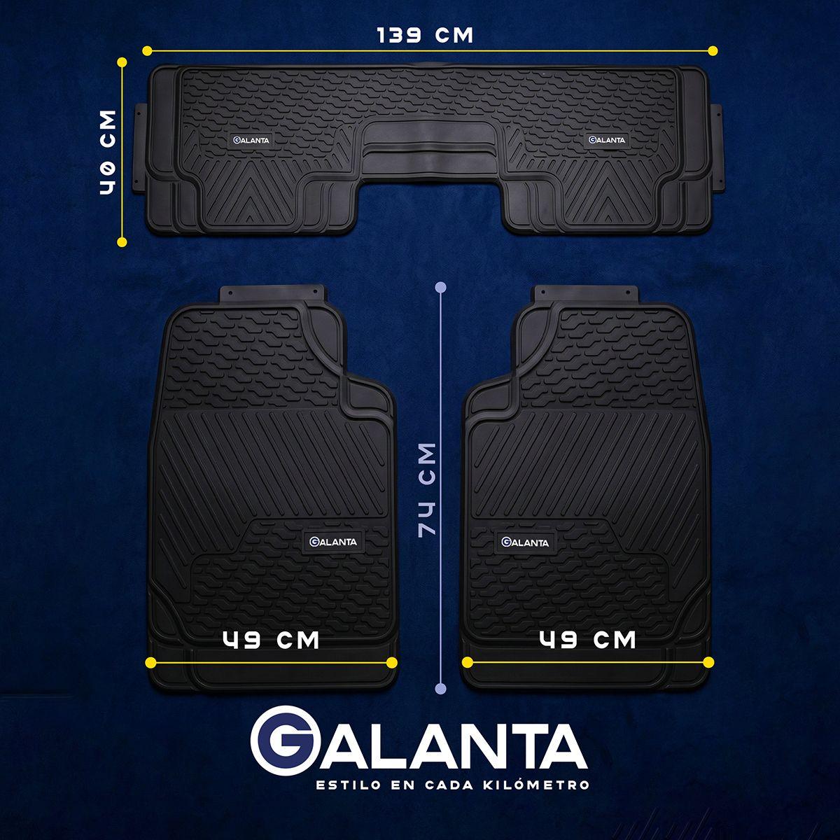 Piso de Goma Auto Suv 3 Alfombra Galanta Universal Ajustable-2