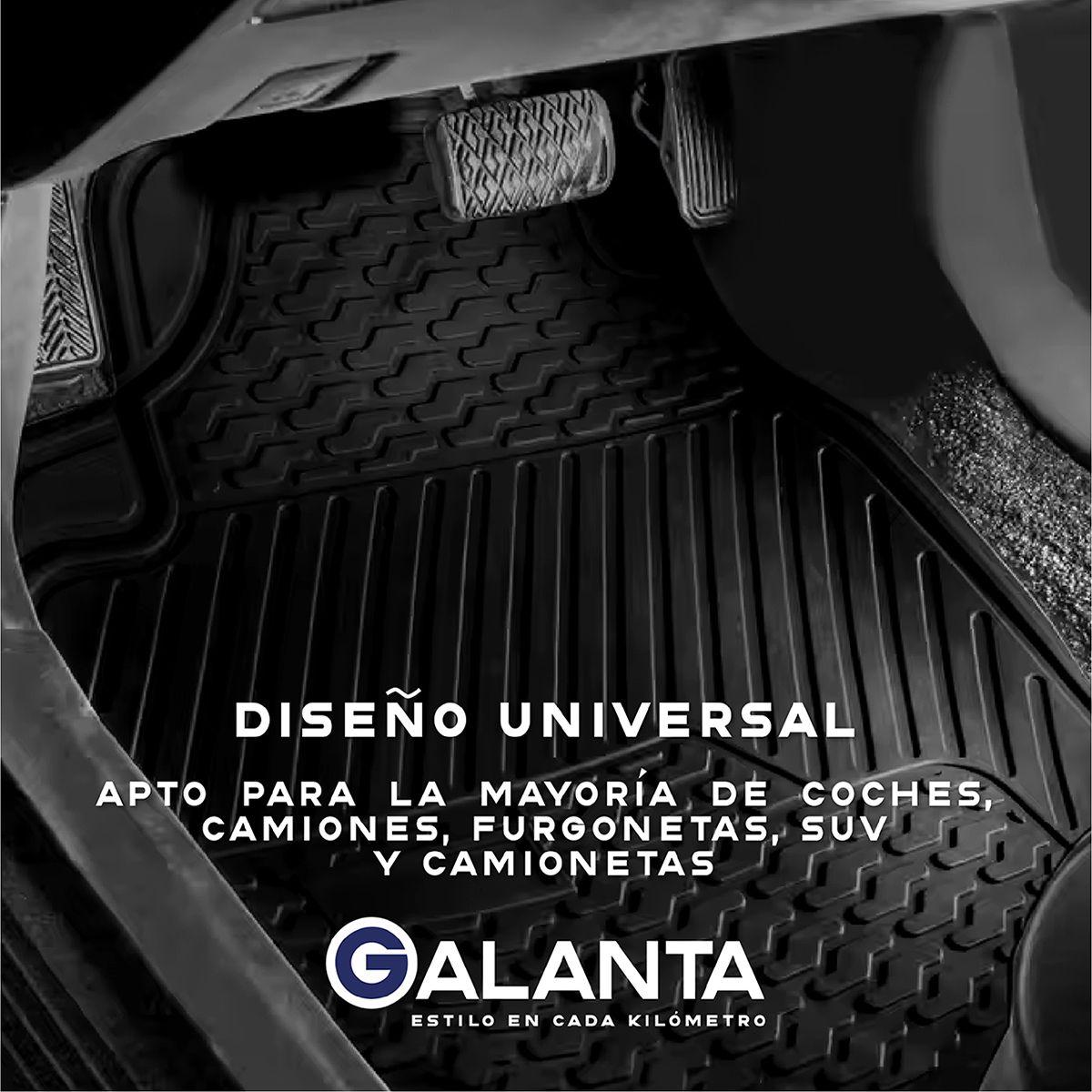 Piso de Goma Auto Suv 3 Alfombra Galanta Universal Ajustable-3