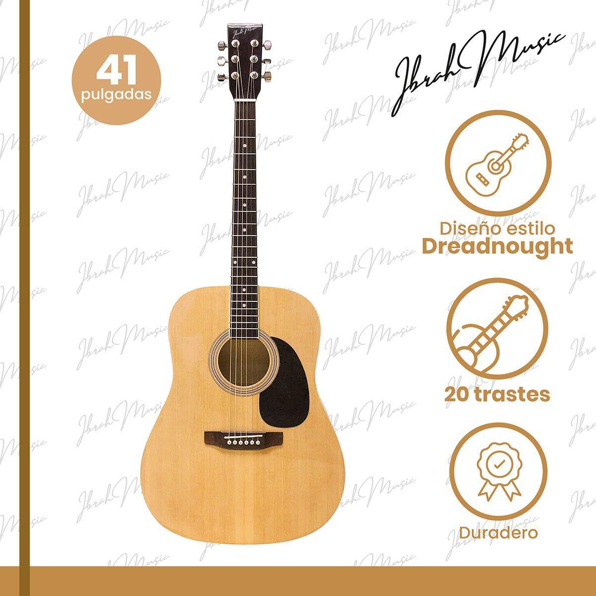 Guitarra Acustica 41  Dreadnought Ibrah Music -2