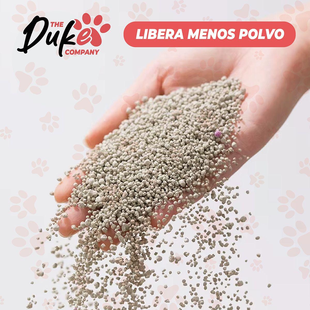 Arena Para Gato 20 Kilos Duke Bentonita Aglutinante Lavanda-2