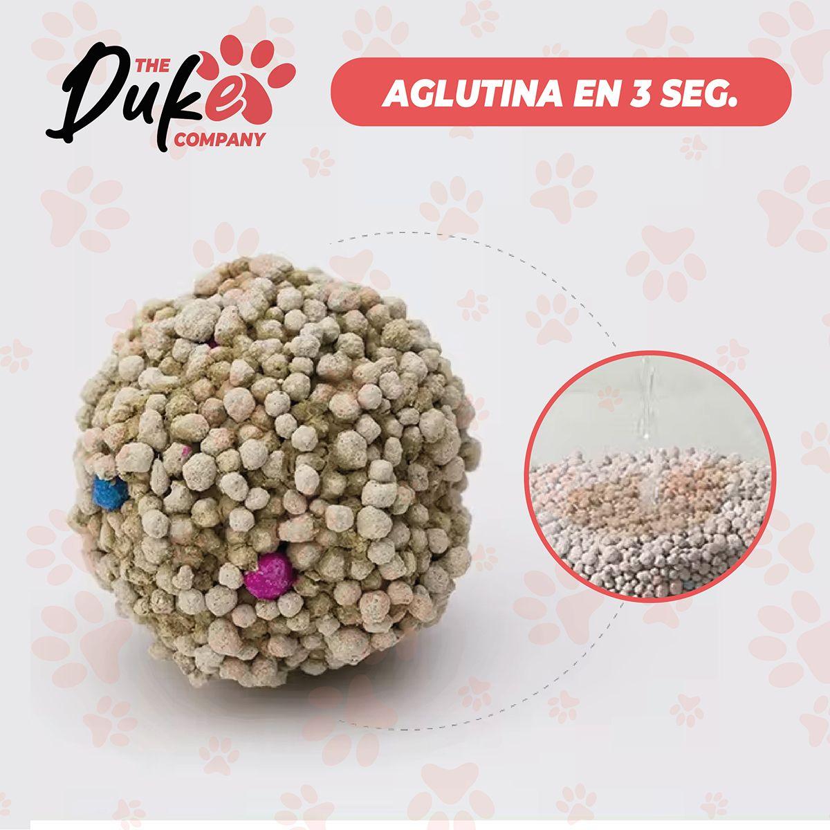 Arena Para Gato 20 Kilos Duke Bentonita Aglutinante Lavanda-4