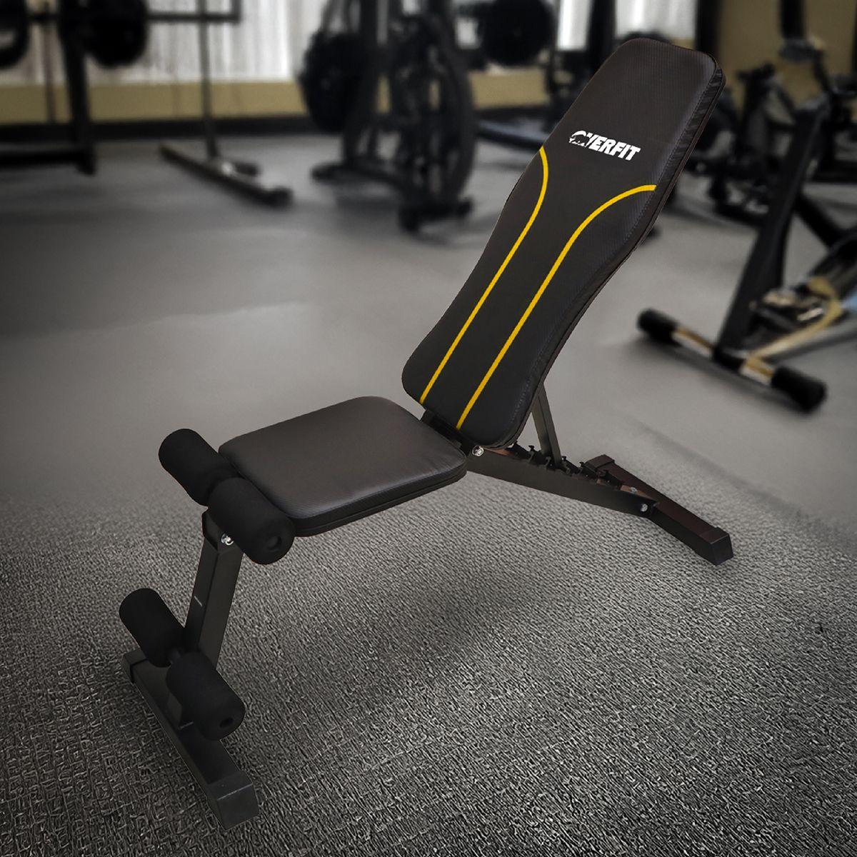 Banco Reclinable Gym Multifuncional Overfit Press Ajustable-0