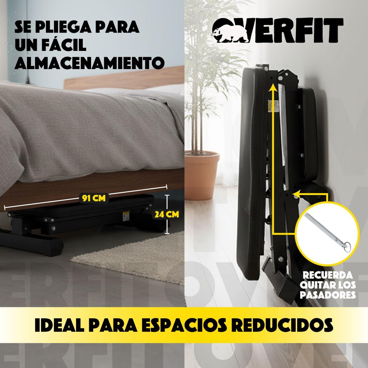 Banco Reclinable Gym Multifuncional Overfit Press Ajustable-7