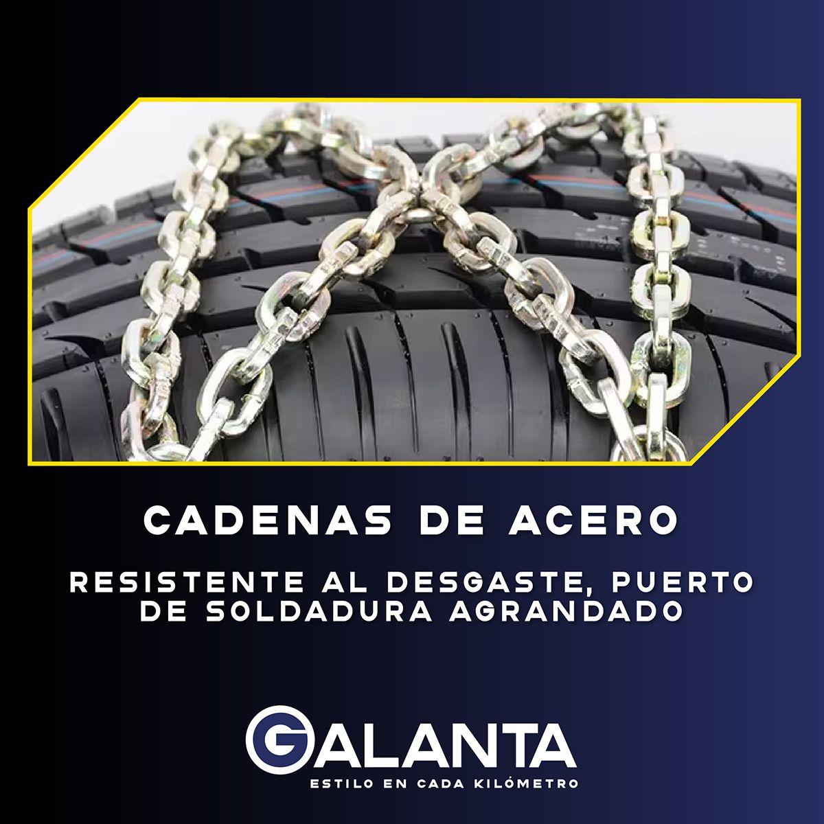 Cadenas Para Nieve Auto Camioneta Galanta Set x6 225-275mm-2