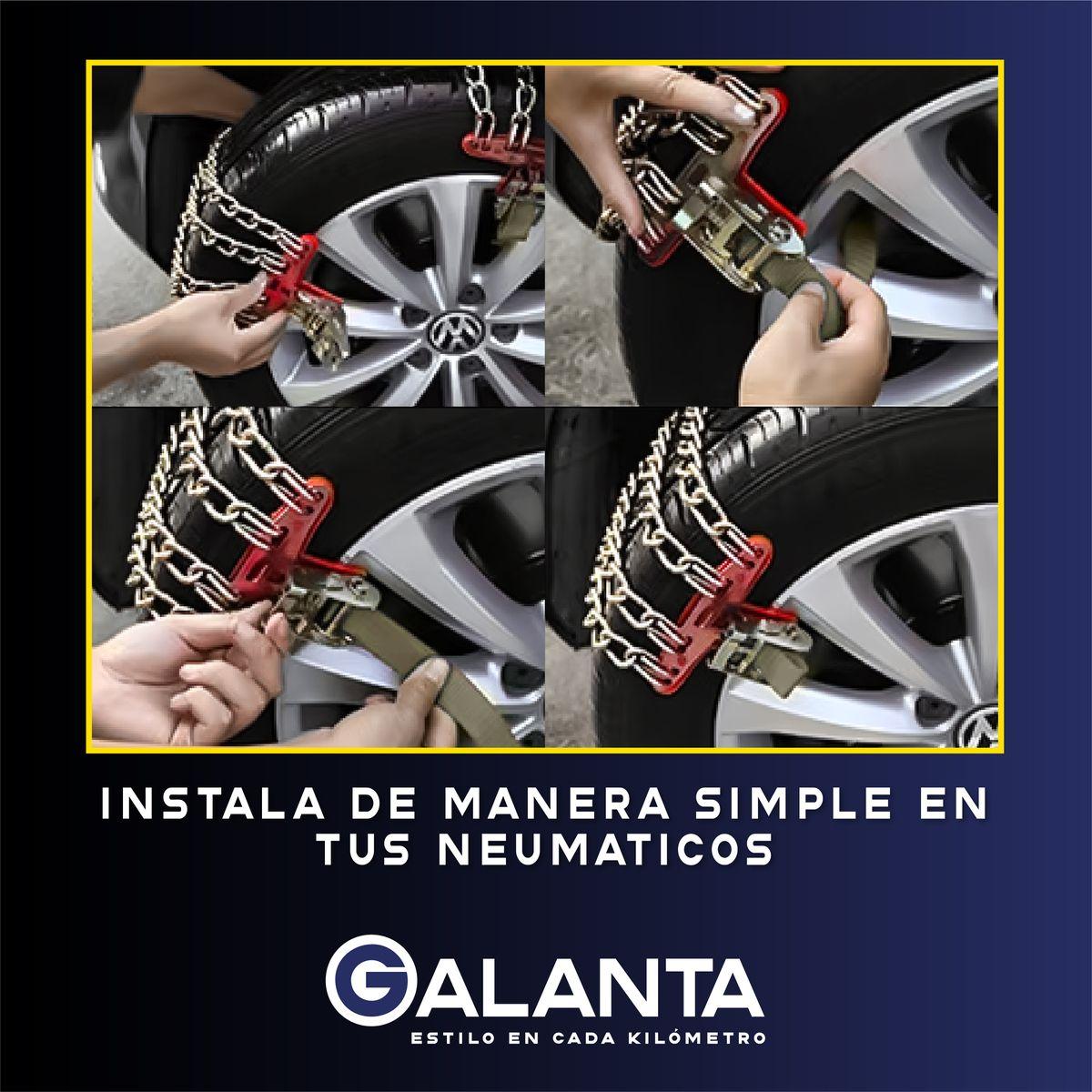 Cadenas Para Nieve Auto Camioneta Galanta Set x6 225-275mm-6