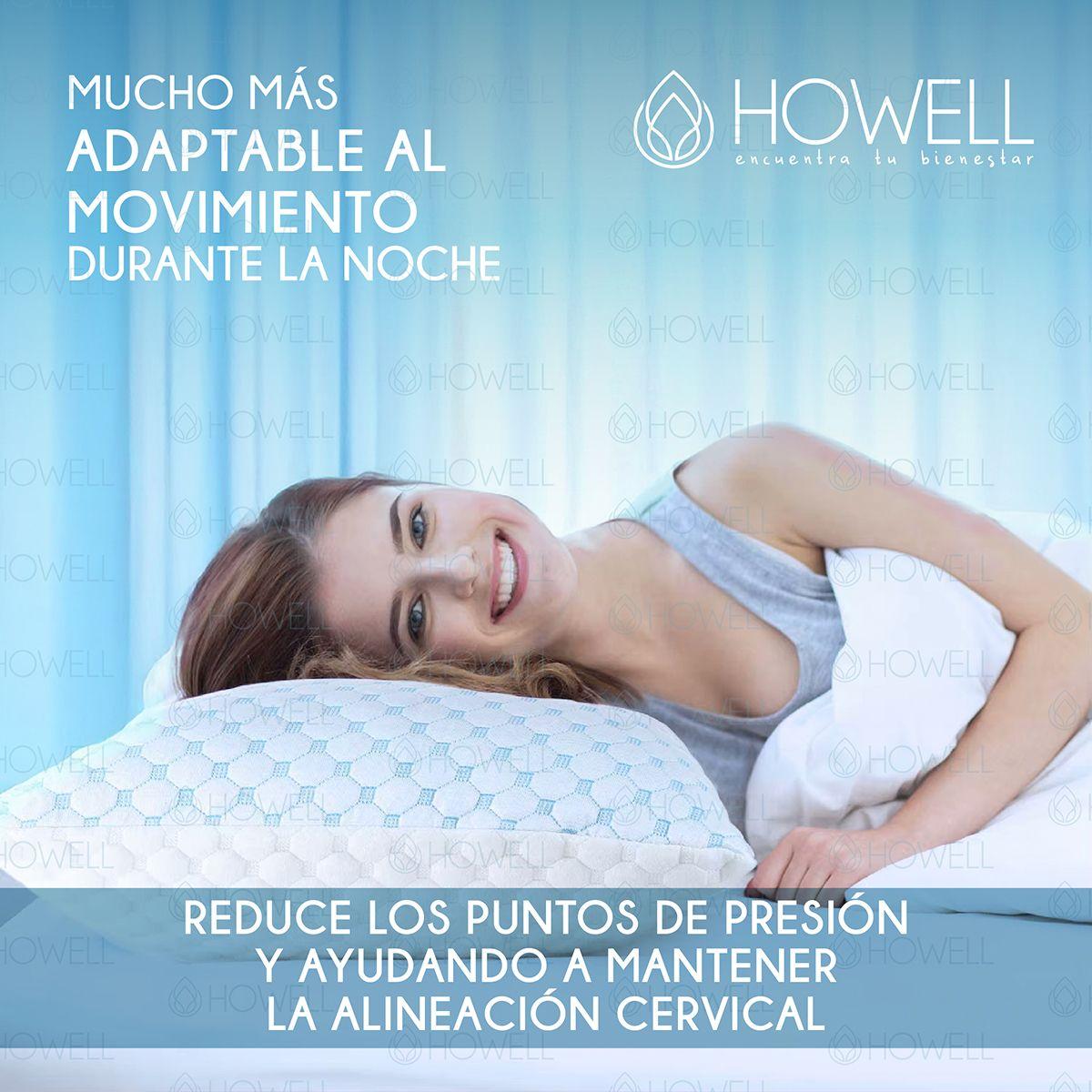 Almohada Cervical Cloudfeel Visco Howell Ortopedica Bambu X2-4