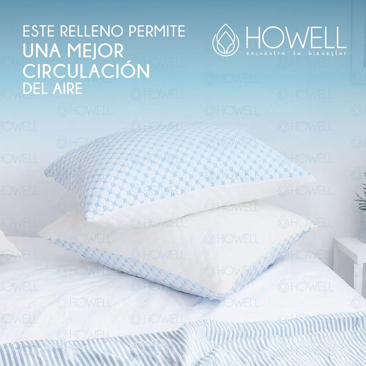 Almohada Cervical Cloudfeel Visco Howell Ortopedica Bambu X2-7