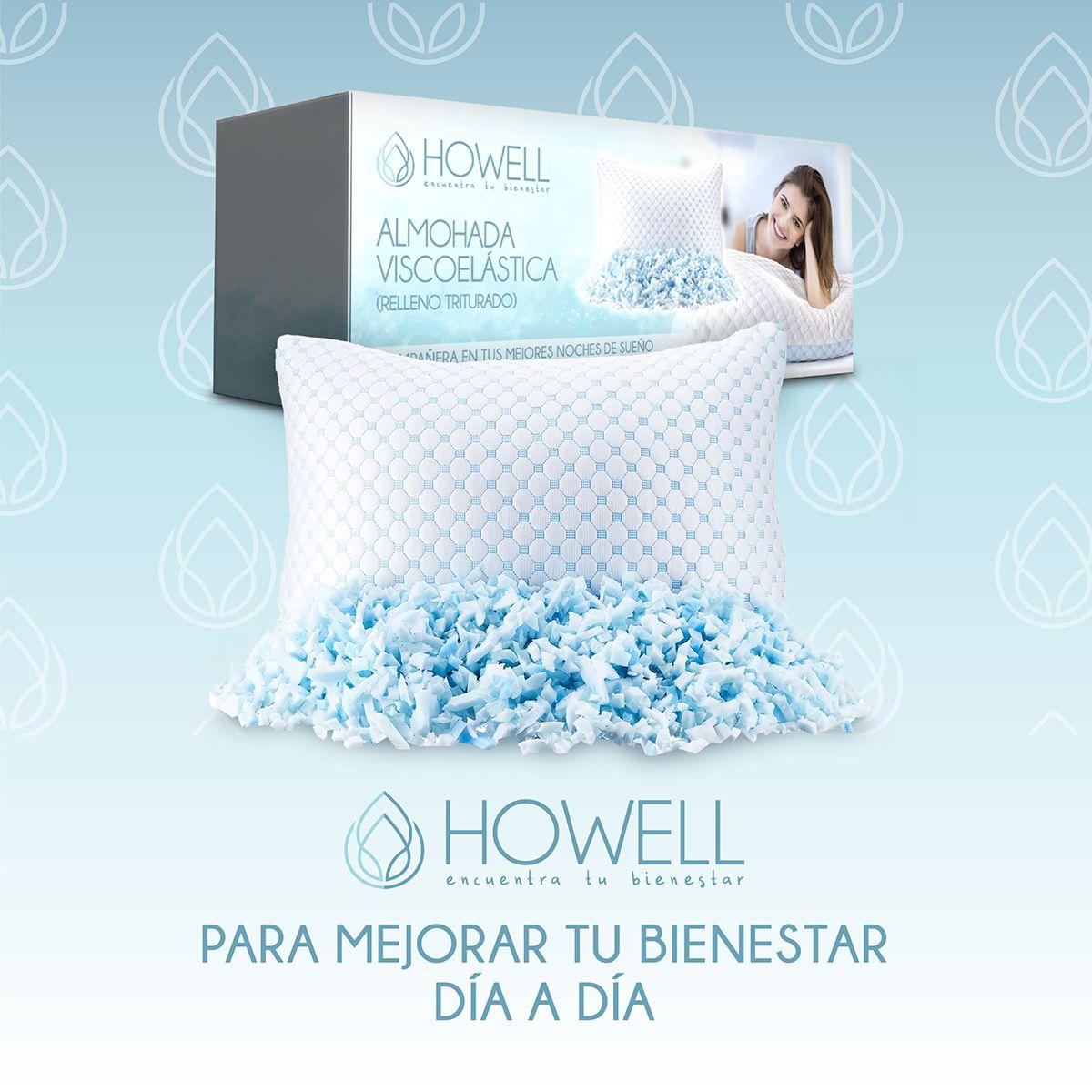Almohada Cervical Cloudfeel Visco Howell Ortopedica Bambu X2-9