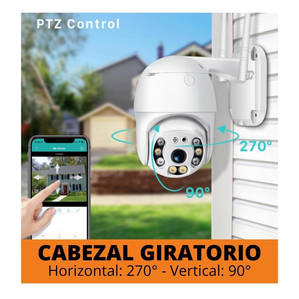Pack x2 Camara De Seguridad Wifi Inalambrica FHD + YIIoT App-8
