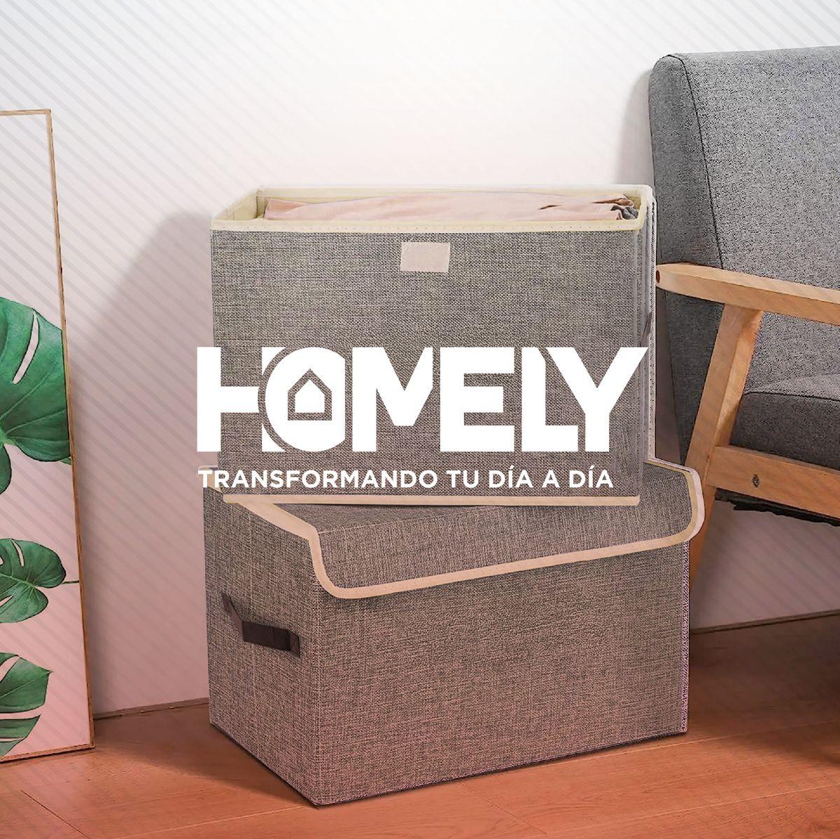 Cajas Organizadoras Homely Tapa Tela Impermeable 22L Set X2-7
