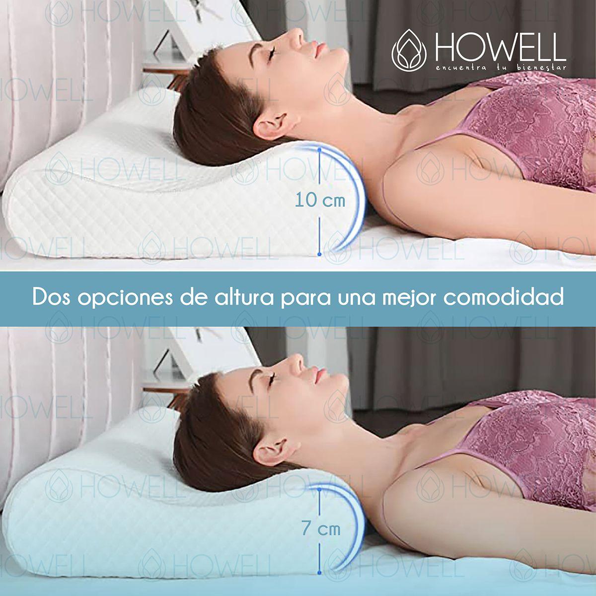 Pack X2 Almohada Memory Cervical Ortopédica Con Memoria-3