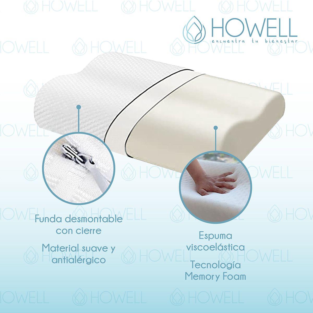 Pack X2 Almohada Memory Cervical Ortopédica Con Memoria-6