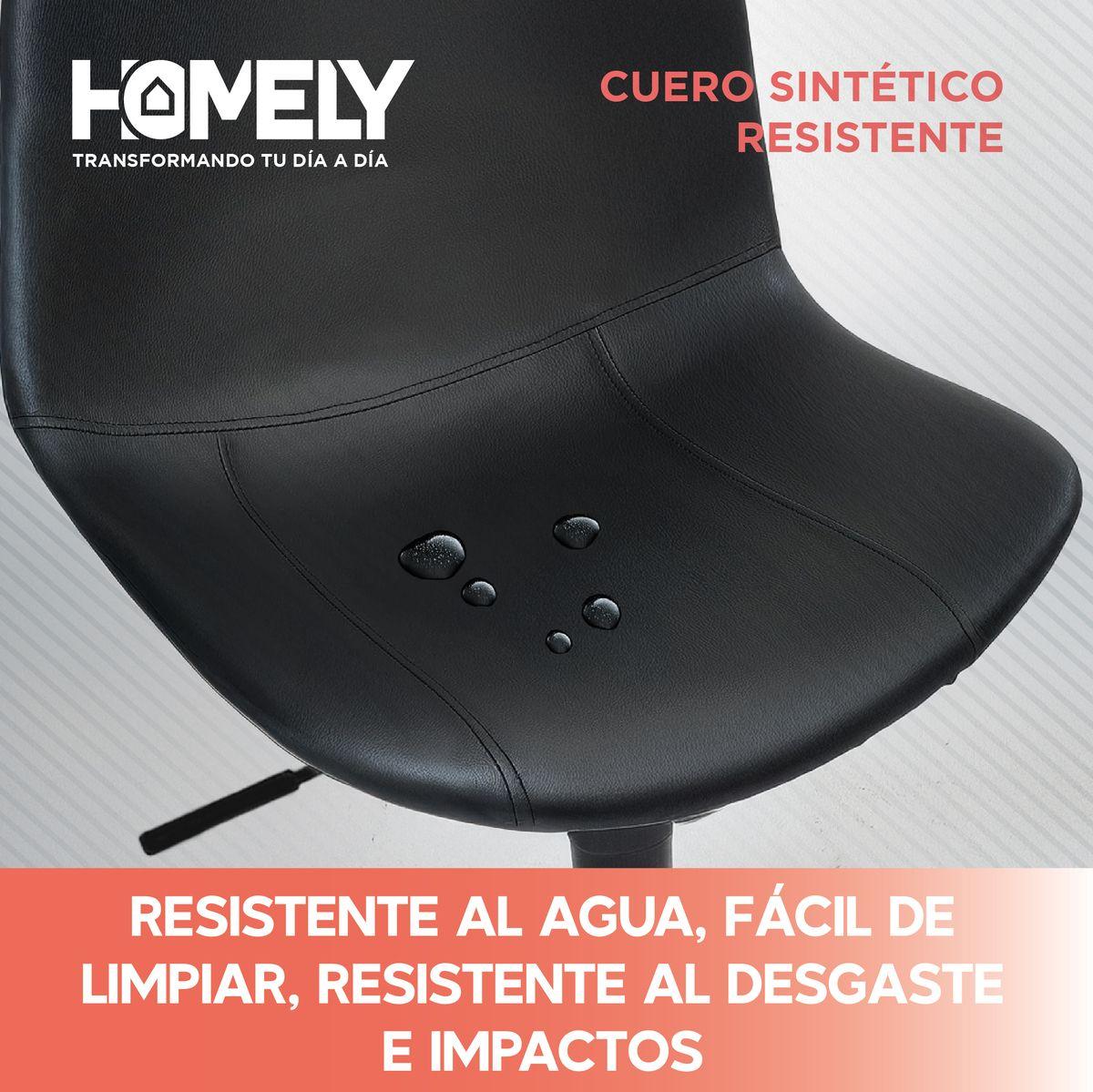 Taburete Silla De Bar Homely Altura Regulable Cocina 80cm X2-4