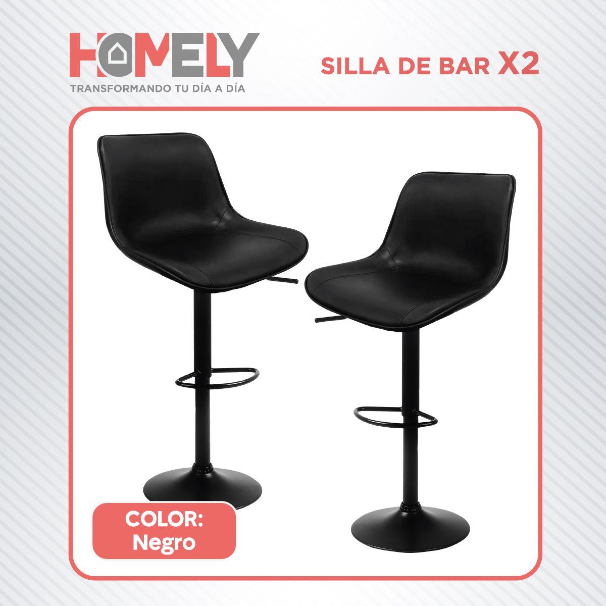 Taburete Silla De Bar Homely Altura Regulable Cocina 80cm X2-8
