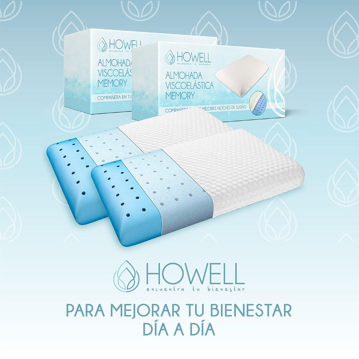 Almohada Cervical Aircell Visco Howell Ortopedica Bambu X2-9