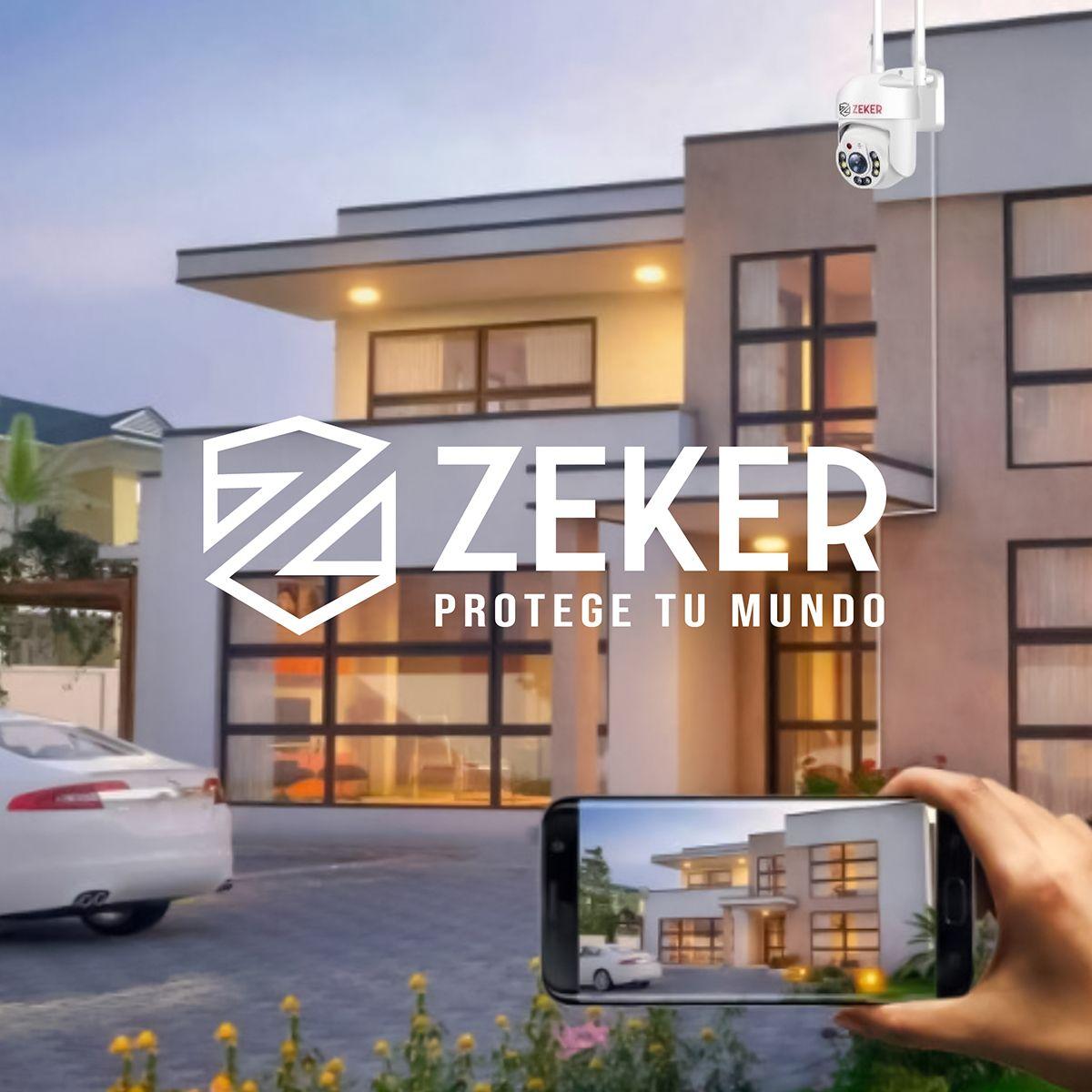 Cable Camara Seguridad Zeker Extensor Universal 20 Mts 12v-8