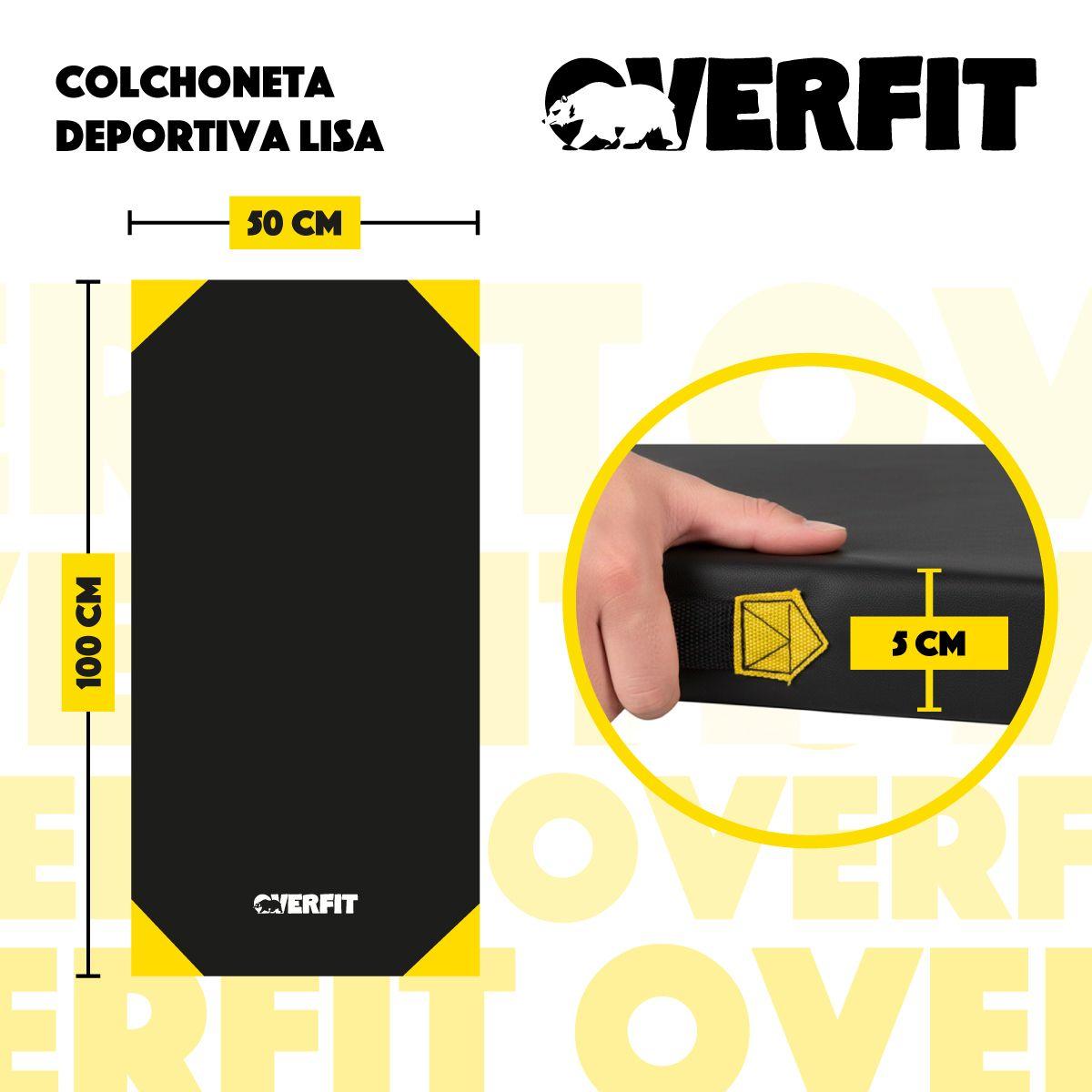 Colchoneta Deportiva Lisa Overfit 50mm Ejercicios Abdominal-1