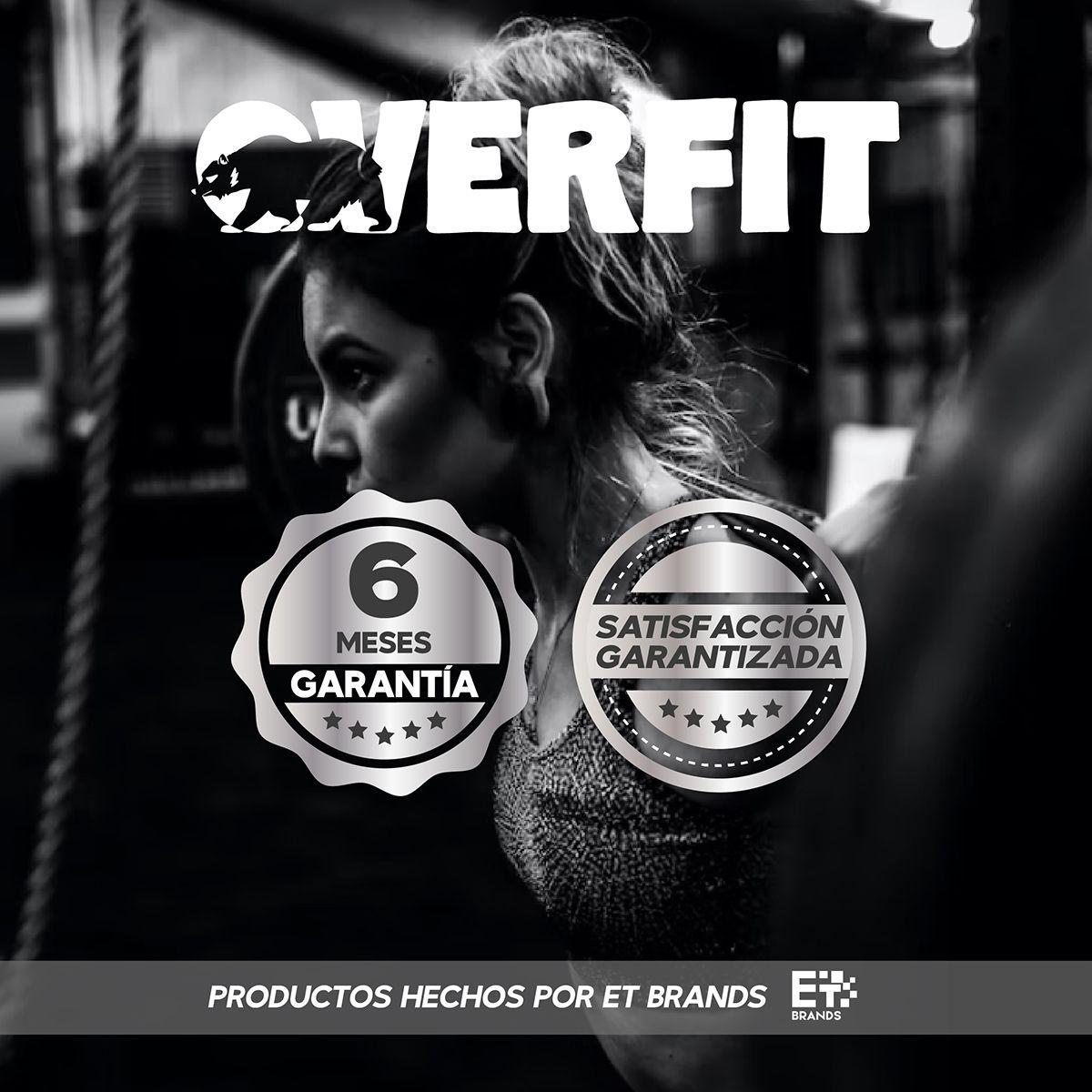 Mancuernas Cromadas 30kg Ajustables + Barra Unibles Overfit-9