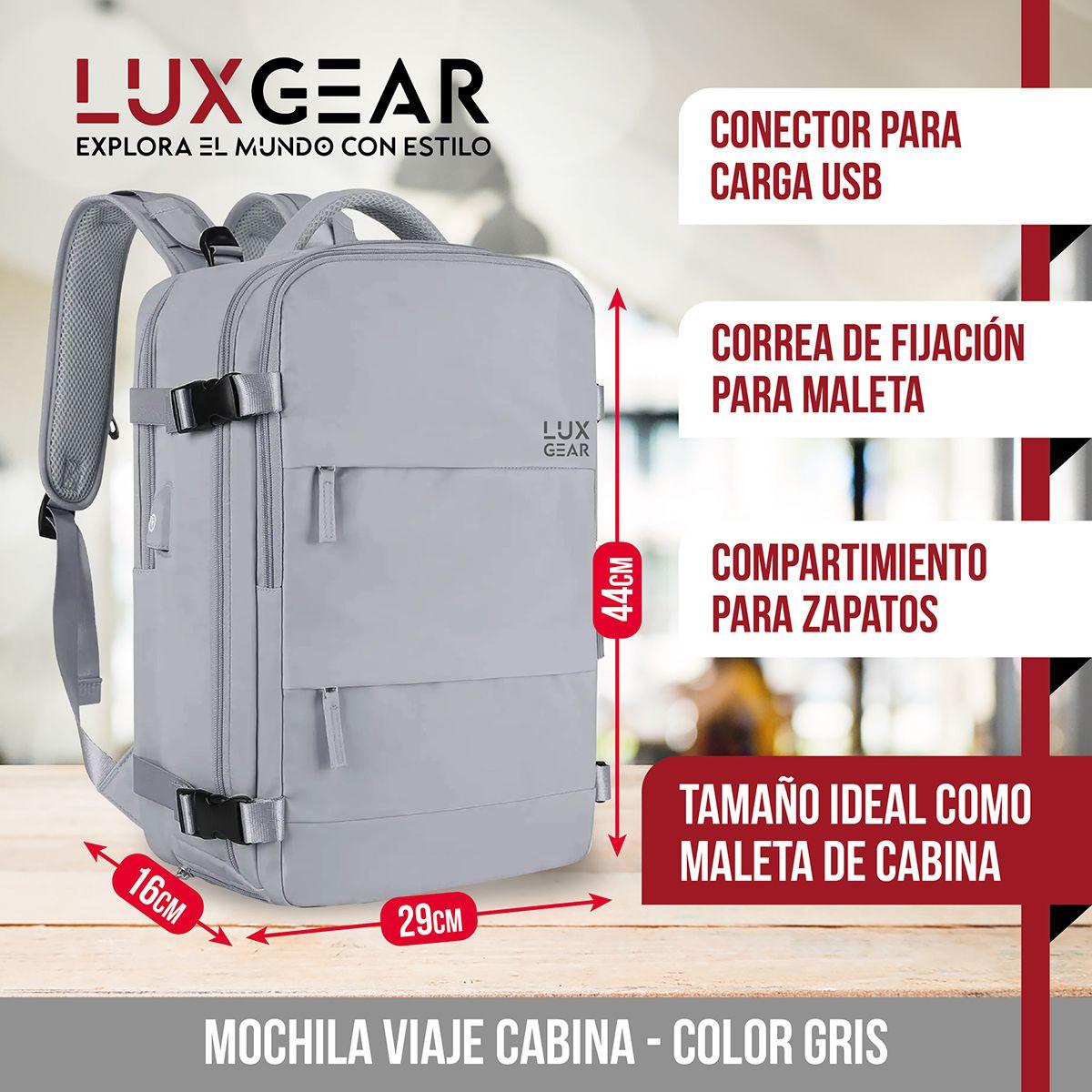 Mochila De Viaje Luxgear NomadLife Impermeable Cabina-1