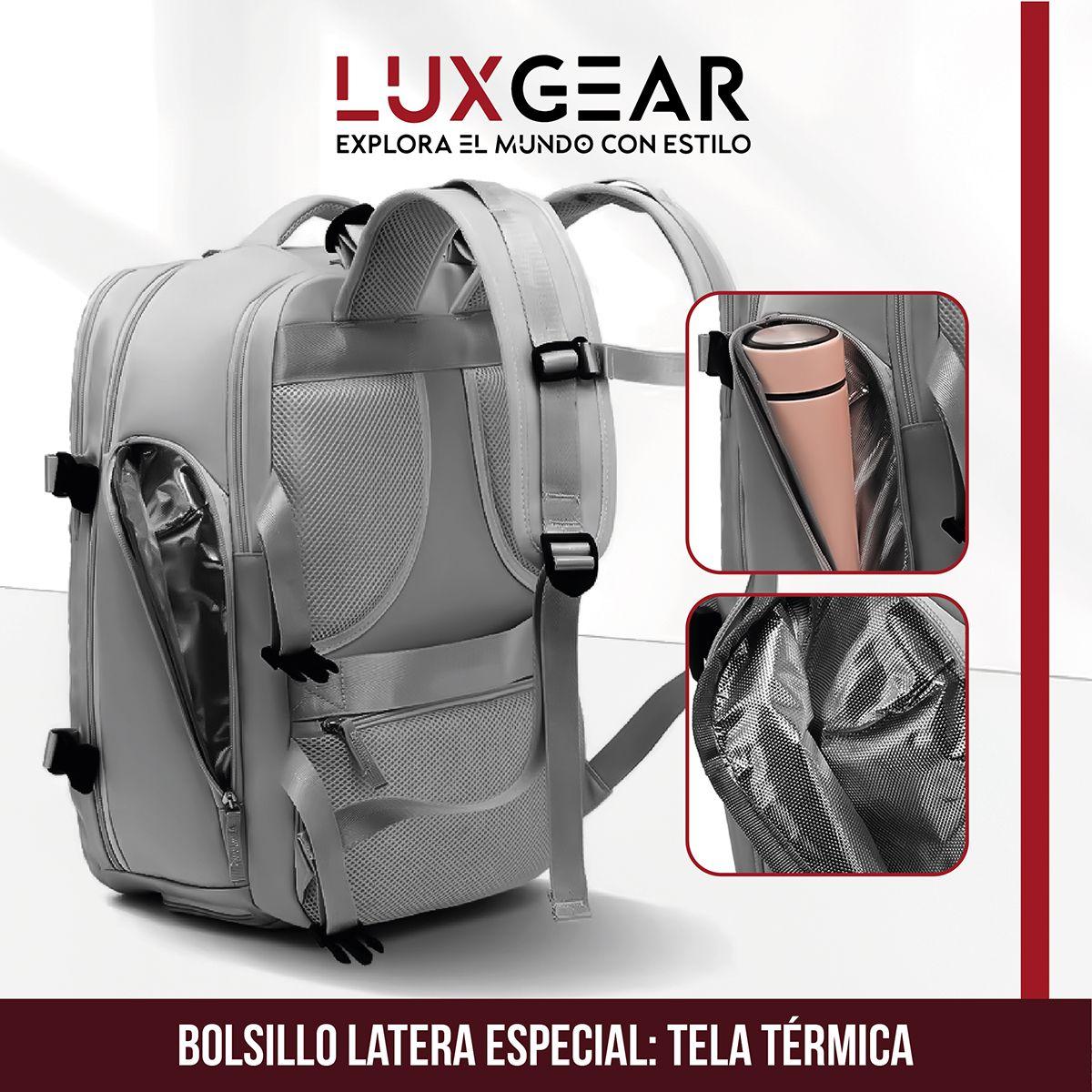Mochila De Viaje Luxgear NomadLife Impermeable Cabina-6