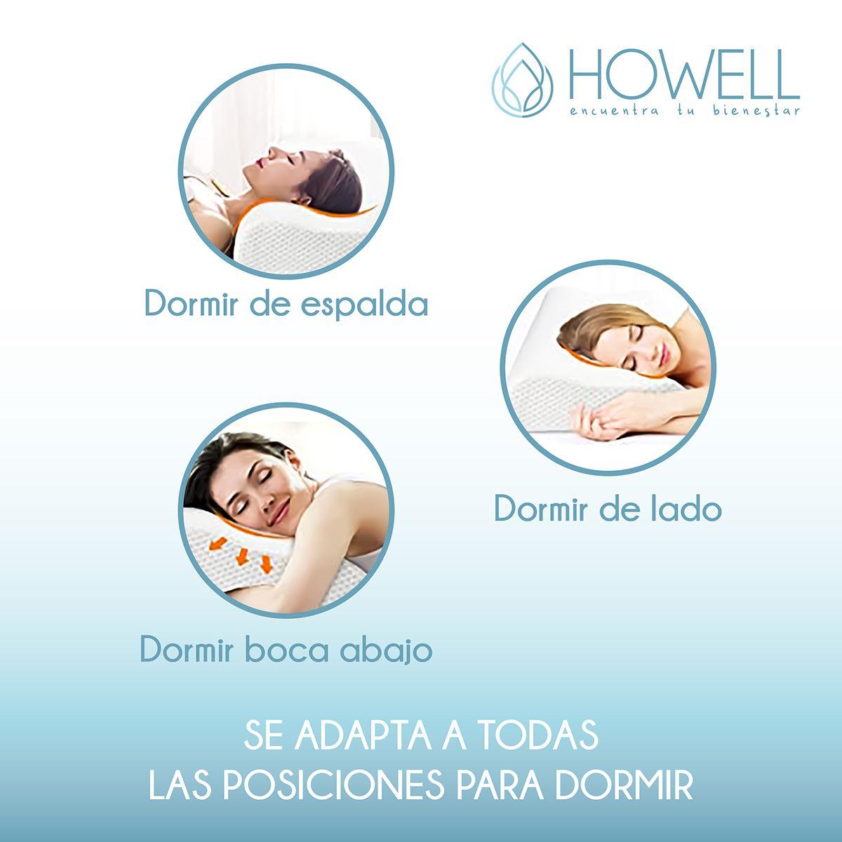 Almohada Cervical Viscoelástica Flex Memoria Dormir Descanso-5