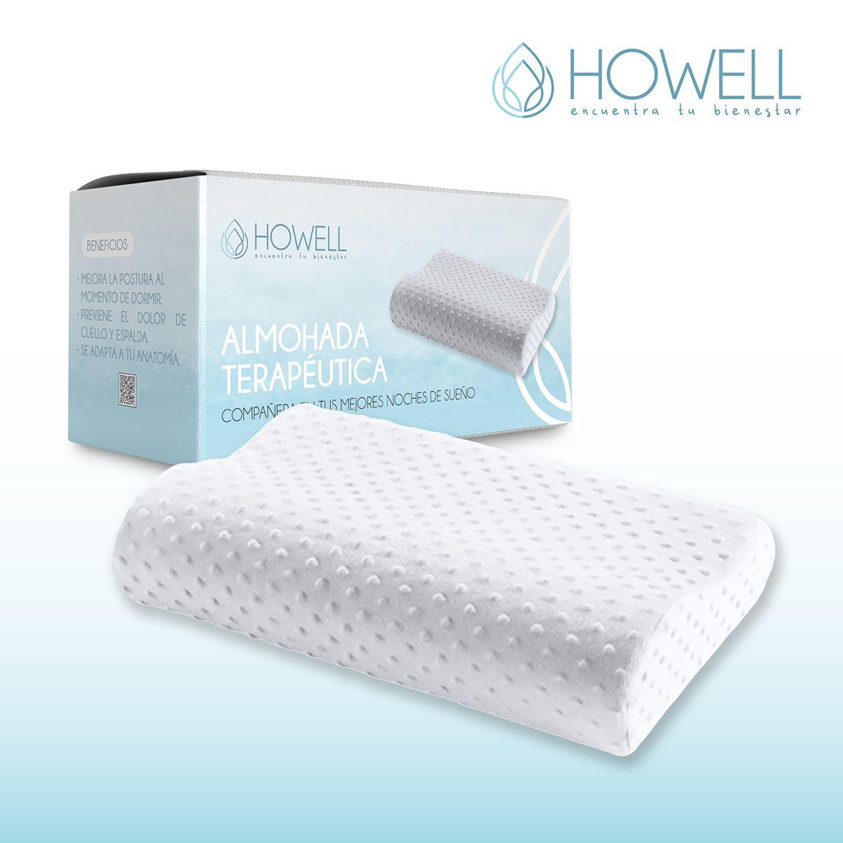 Almohada Cervical Viscoelástica Flex Memoria Dormir Descanso-8