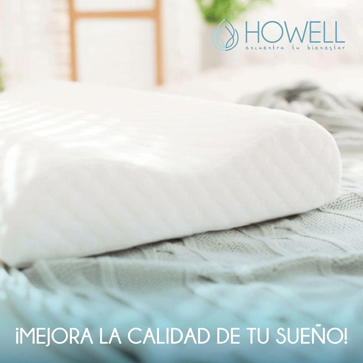 Almohada Cervical Viscoelástica Flex Memoria Dormir Descanso-9