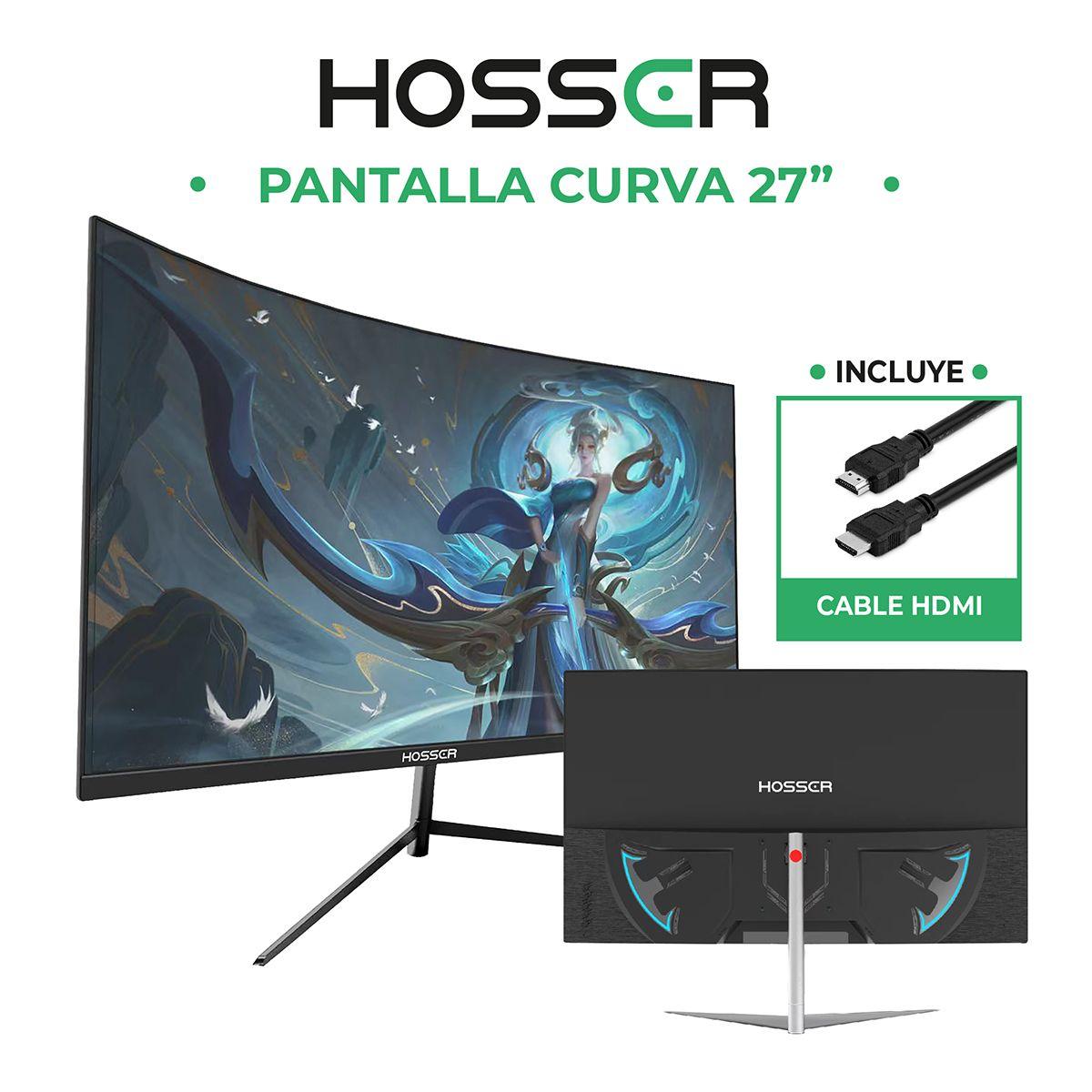 Monitor Gamer Curvo 27 Pulgadas Hosser FHD Gaming Monitor-4