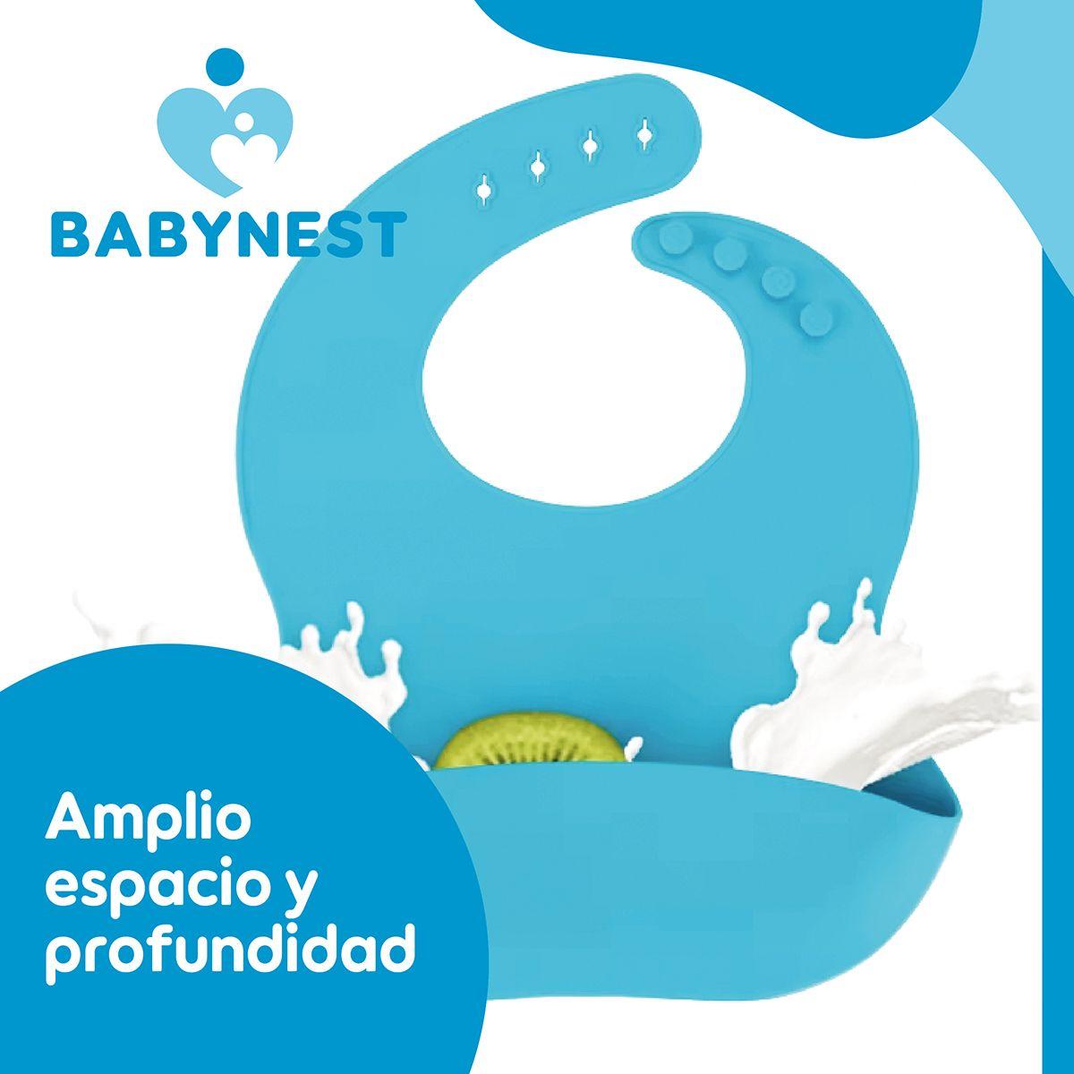 Set Alimentacion Silicona Bebe 10P Antideslizante BabyNest-8