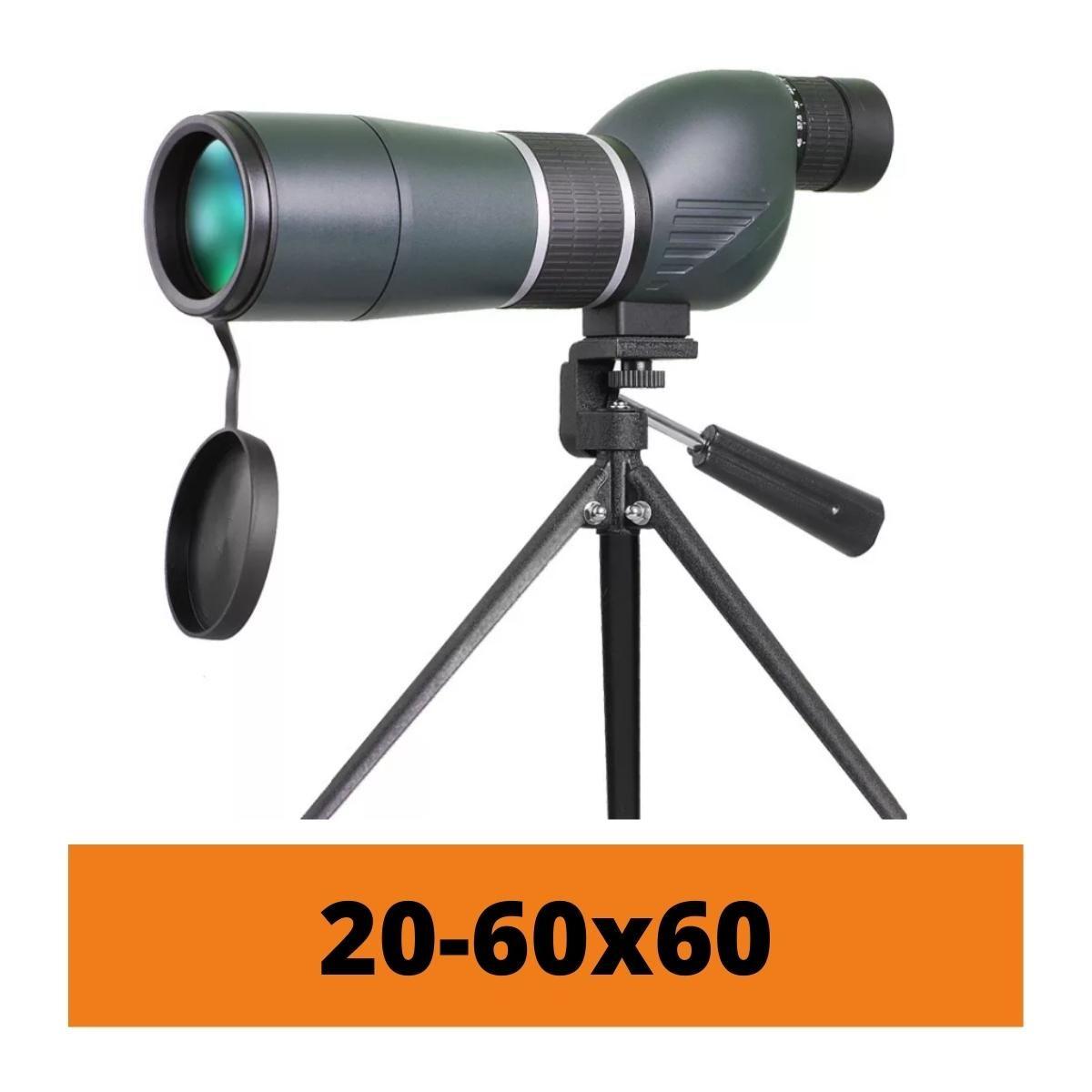 Telescopio Terrestre Spotting Scope 20-60x60 Tripode-1