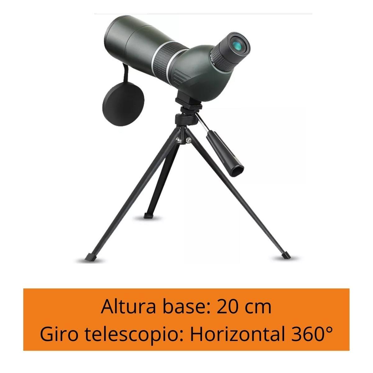 Telescopio Terrestre Spotting Scope 20-60x60 Tripode-2