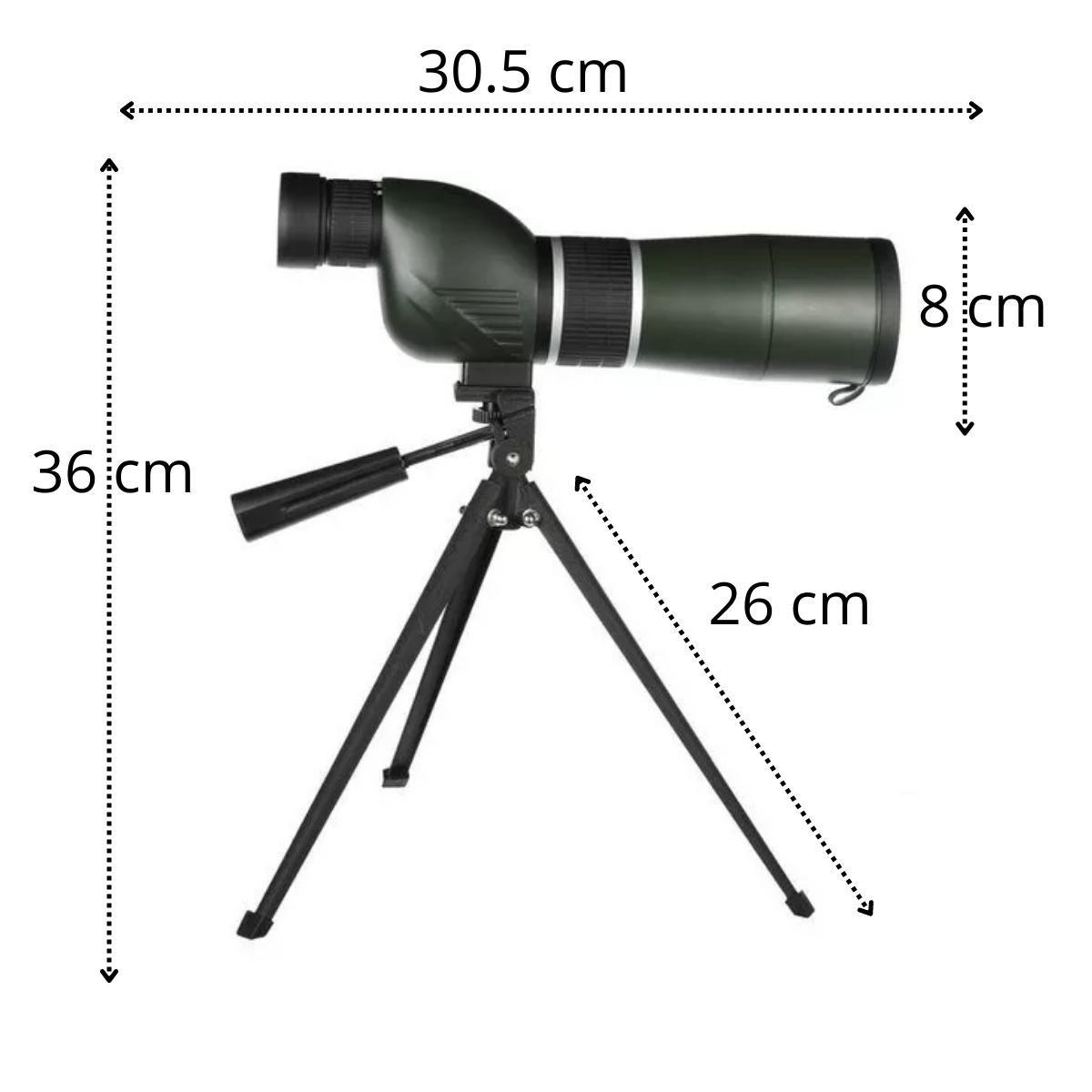 Telescopio Terrestre Spotting Scope 20-60x60 Tripode-5