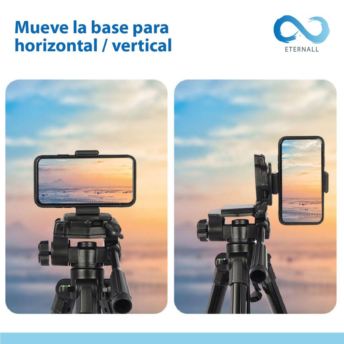 Trípode Celular Camara Portátil Aluminio Carga 10 kg 170 cm-8