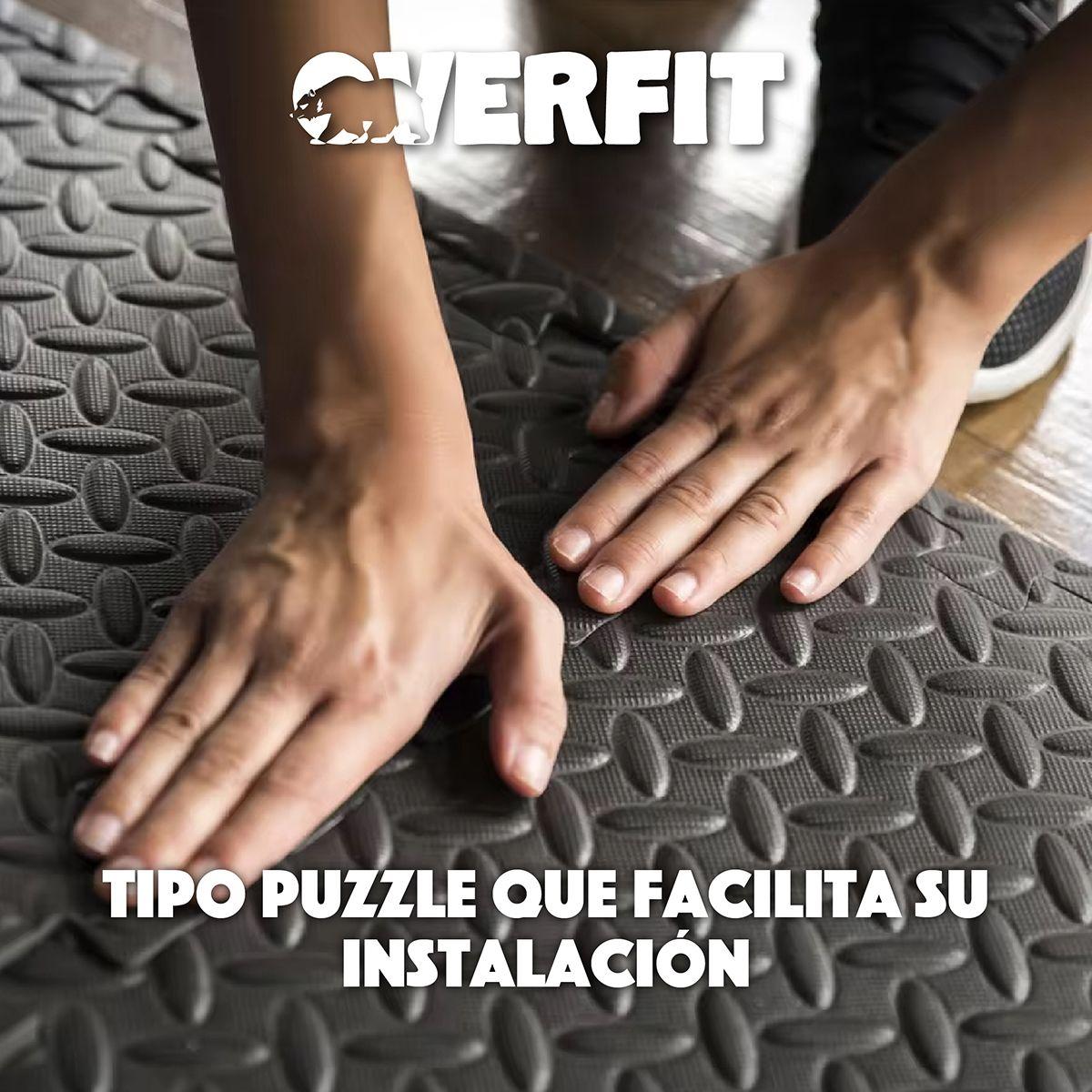 Piso Goma Eva Alfombra Deportiva Gimansio 12mm 60x60cm x8Un-6