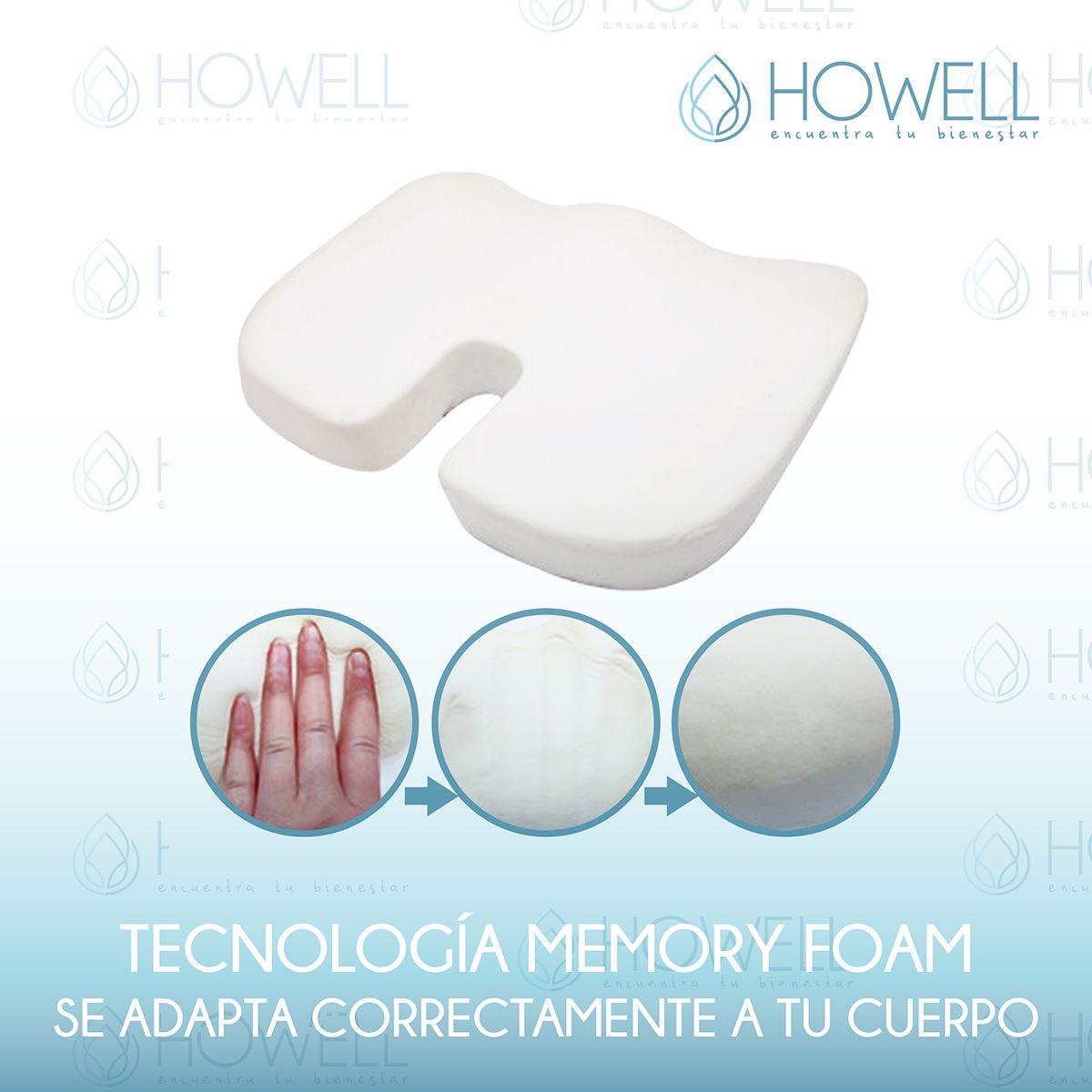 Cojín Lumbar Ortopédico Viscoelástico Howell Asiento-6