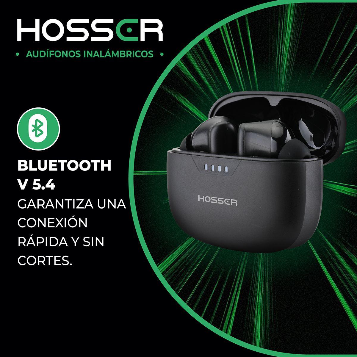 Audifonos Bluetooth In Ear Hosser 35mAh Cancelación de Ruido-4