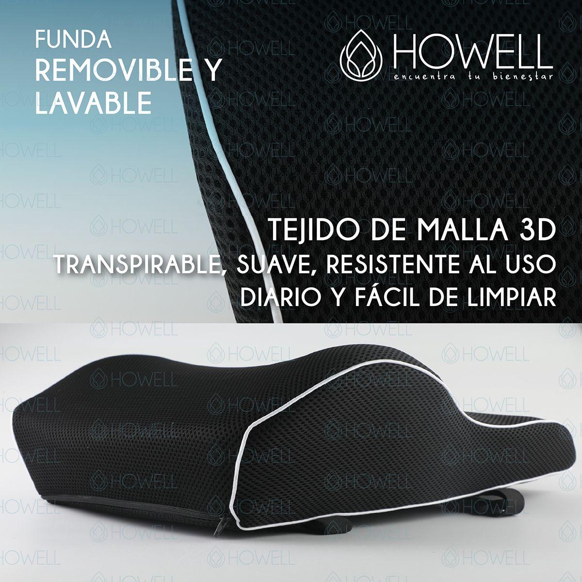 Cojin Lumbar Ortopedico 3D Mesh Howell Espalda Memory Dorsal-7