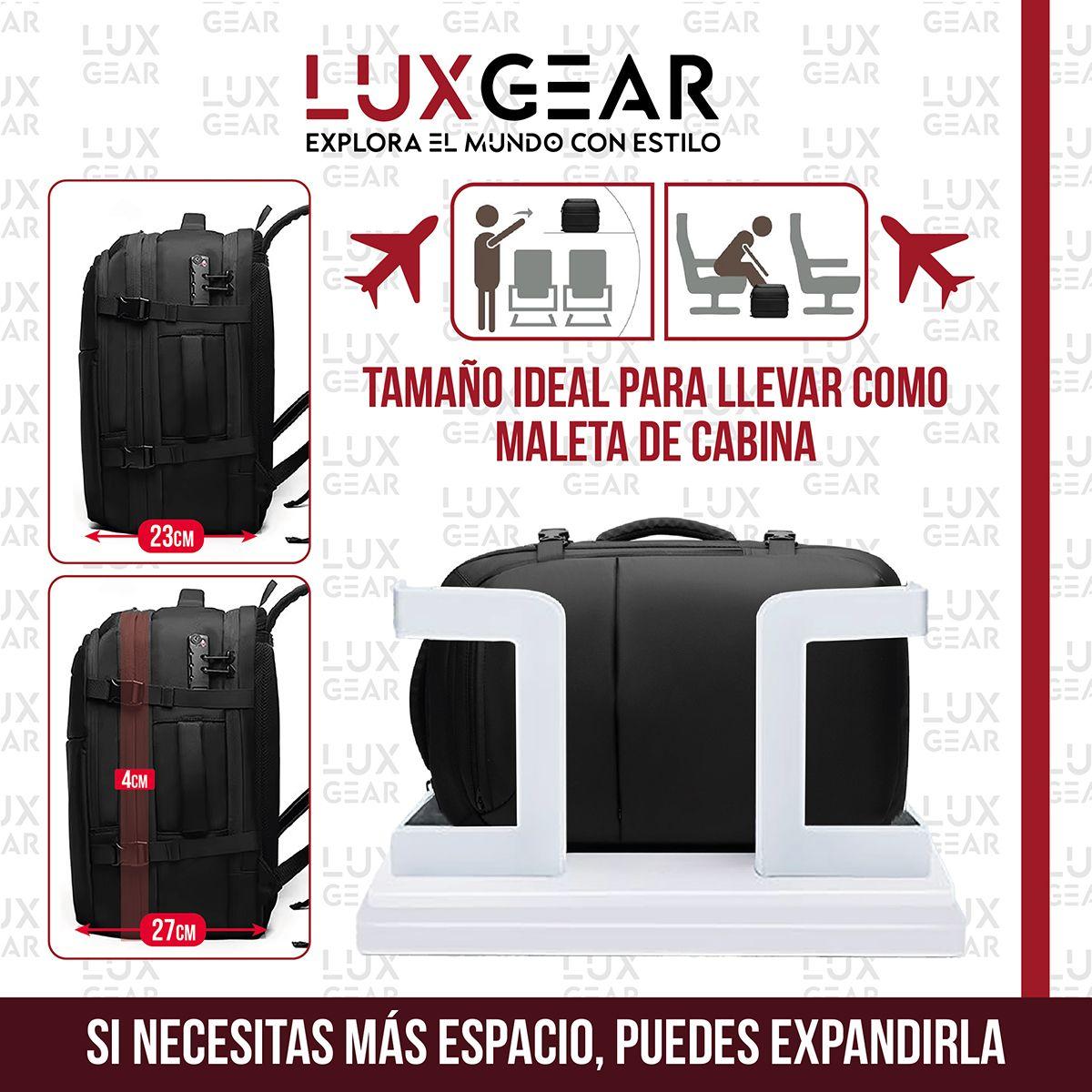 Mochila De Viaje con Bomba al Vacio Luxgear 900D 40 Litros-4