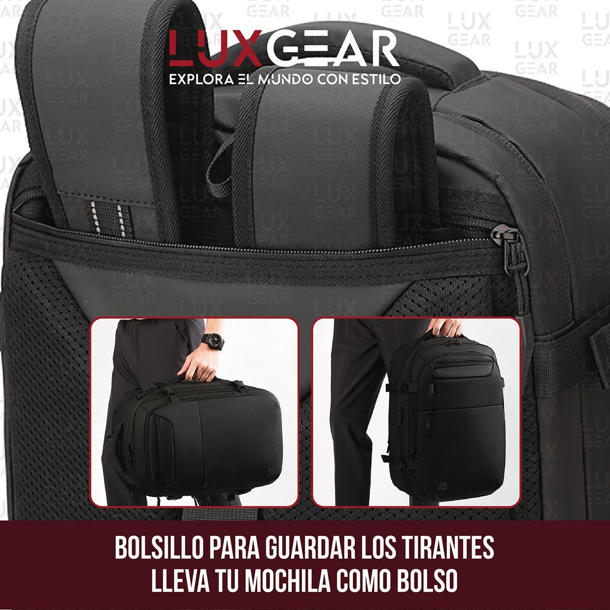 Mochila De Viaje con Bomba al Vacio Luxgear 900D 40 Litros-9
